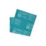 Load image into Gallery viewer, ERT White on Teal Neck Gaiter
